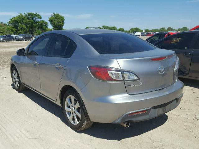 JM1BL1SF1A1289568 - 2010 MAZDA 3 I GRAY photo 3