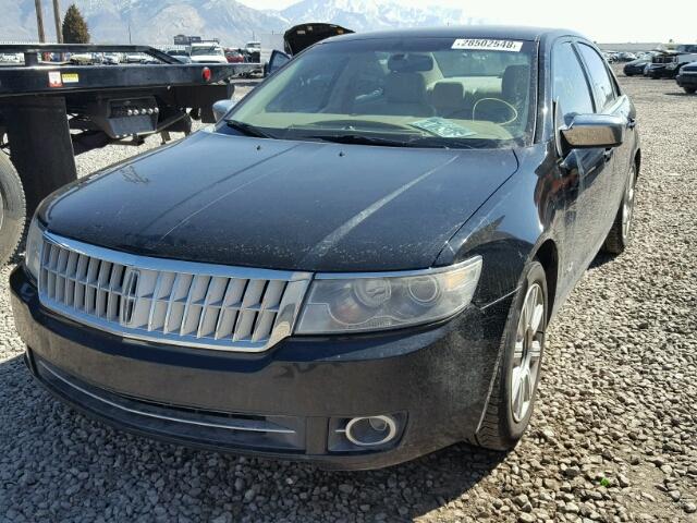 3LNHM26T18R646272 - 2008 LINCOLN MKZ BLACK photo 2