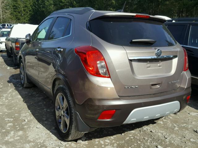 KL4CJDSB8EB551377 - 2014 BUICK ENCORE PRE TAN photo 3