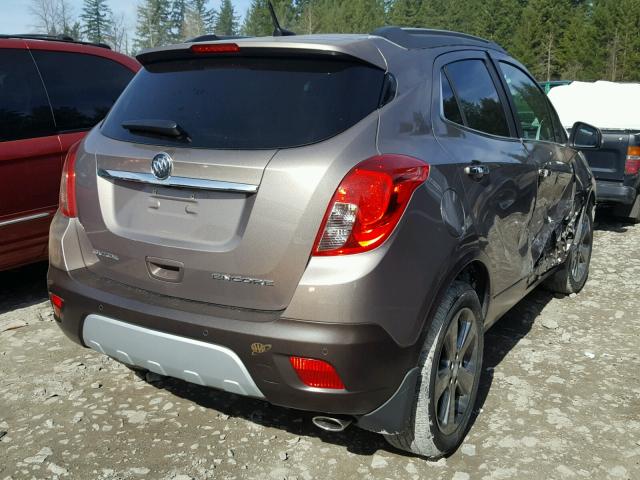 KL4CJDSB8EB551377 - 2014 BUICK ENCORE PRE TAN photo 4