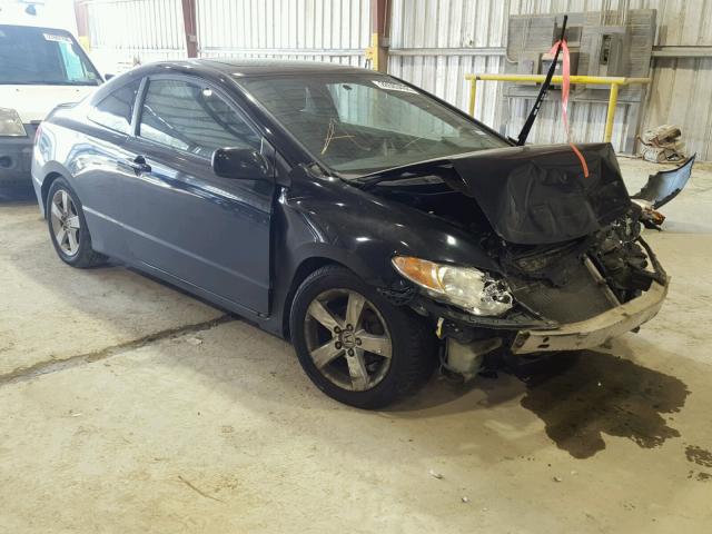 2HGFG12827H575531 - 2007 HONDA CIVIC EX BLACK photo 1