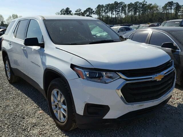 1GNEVLKW7JJ128586 - 2018 CHEVROLET TRAVERSE L WHITE photo 1