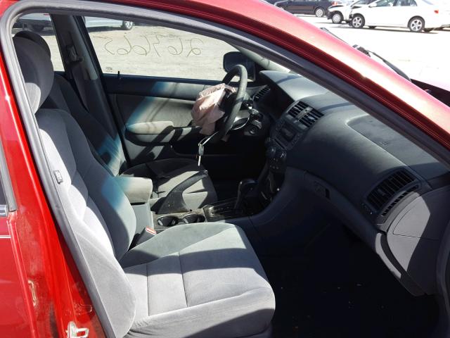 1HGCM56367A184141 - 2007 HONDA ACCORD SE RED photo 5