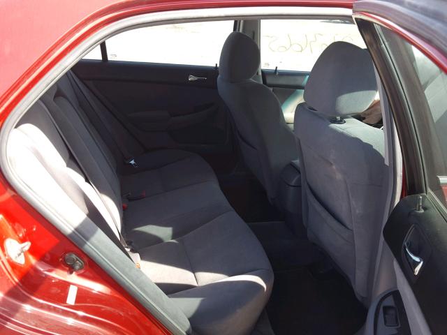 1HGCM56367A184141 - 2007 HONDA ACCORD SE RED photo 6