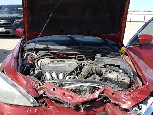 1HGCM56367A184141 - 2007 HONDA ACCORD SE RED photo 7