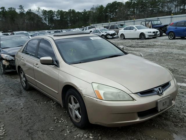 1HGCM56745A007362 - 2005 HONDA ACCORD EX GOLD photo 1