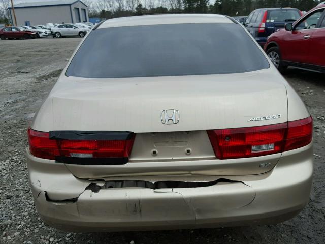 1HGCM56745A007362 - 2005 HONDA ACCORD EX GOLD photo 9