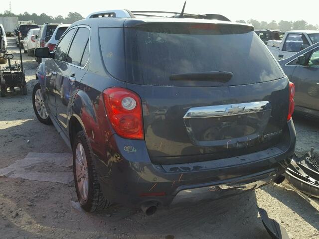 2CNFLPEYXA6288090 - 2010 CHEVROLET EQUINOX LT GRAY photo 3