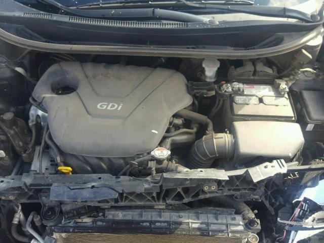 KNADM4A30D6218820 - 2013 KIA RIO LX Սև լուսանկար 7