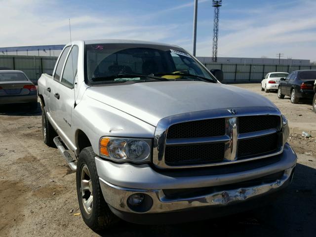 3B7HU18N02G108405 - 2002 DODGE RAM 1500 SILVER photo 1