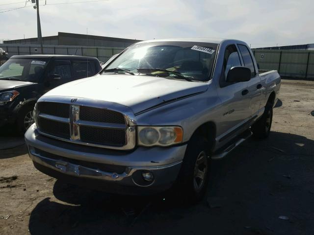 3B7HU18N02G108405 - 2002 DODGE RAM 1500 SILVER photo 2