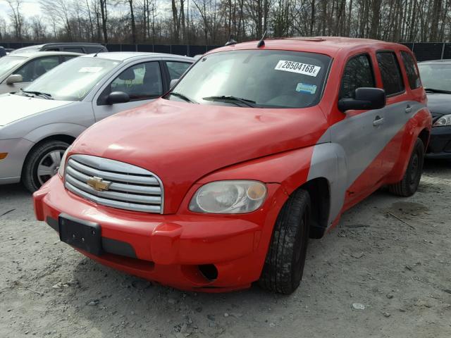 3GCBAADB2AS579946 - 2010 CHEVROLET HHR LS RED photo 2