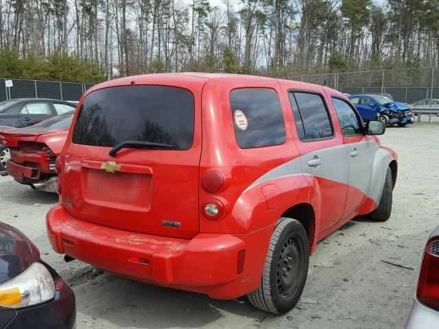 3GCBAADB2AS579946 - 2010 CHEVROLET HHR LS RED photo 4