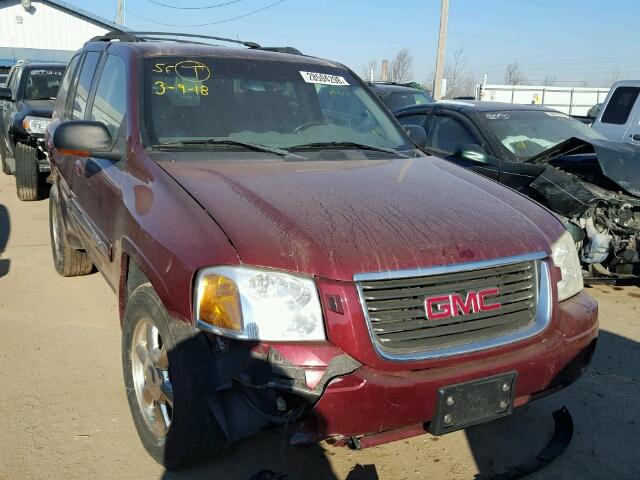 1GKDT13S622425696 - 2002 GMC ENVOY BURGUNDY photo 1