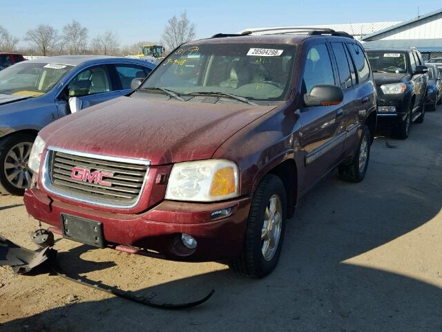 1GKDT13S622425696 - 2002 GMC ENVOY BURGUNDY photo 2