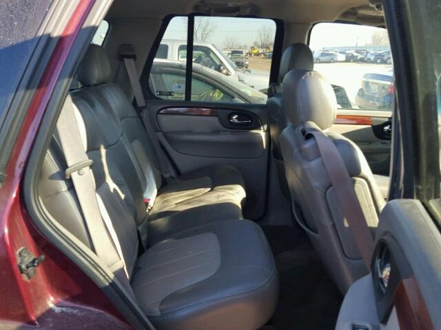 1GKDT13S622425696 - 2002 GMC ENVOY Bordeaux photo 6