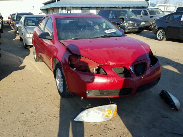 1G2ZG558964122649 - 2006 PONTIAC G6 SE1 RED photo 1