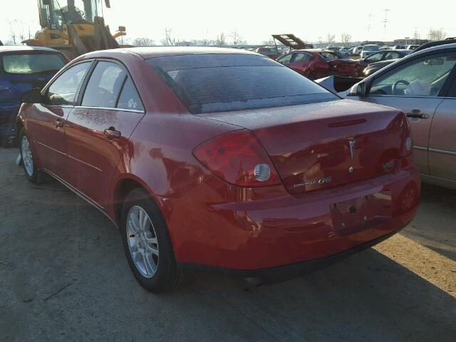 1G2ZG558964122649 - 2006 PONTIAC G6 SE1 RED photo 3