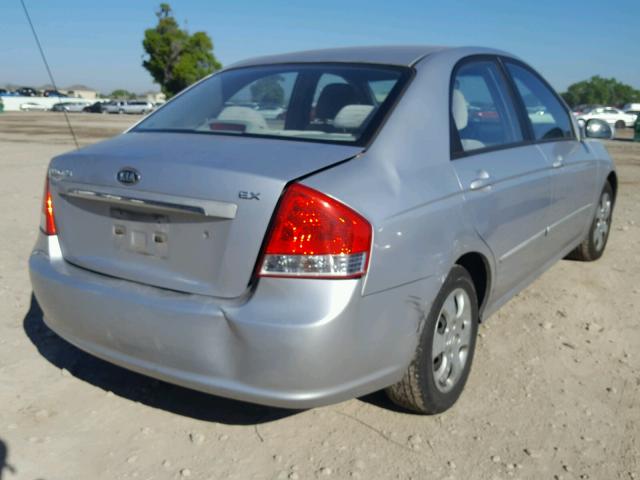 KNAFE121975438579 - 2007 KIA SPECTRA EX SILVER photo 4