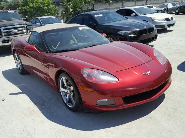 1G1YY36W195112856 - 2009 CHEVROLET CORVETTE RED photo 1