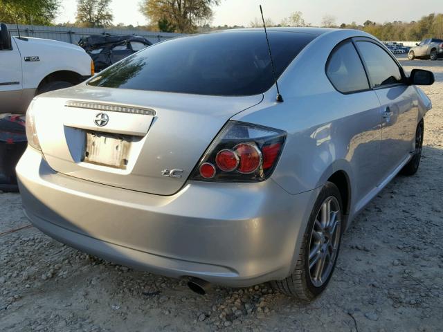 JTKDE167580237715 - 2008 SCION TC SILVER photo 4