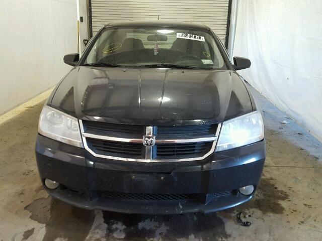 1B3LC56R08N109355 - 2008 DODGE AVENGER SX BLACK photo 9