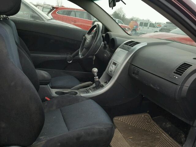 JTKDE177050018137 - 2005 TOYOTA SCION TC 紫色 照片 5