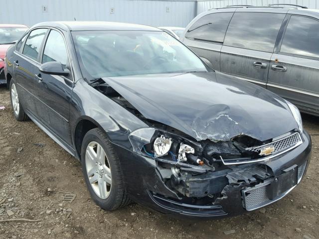 2G1WB5E34C1181545 - 2012 CHEVROLET IMPALA LT BLACK photo 1