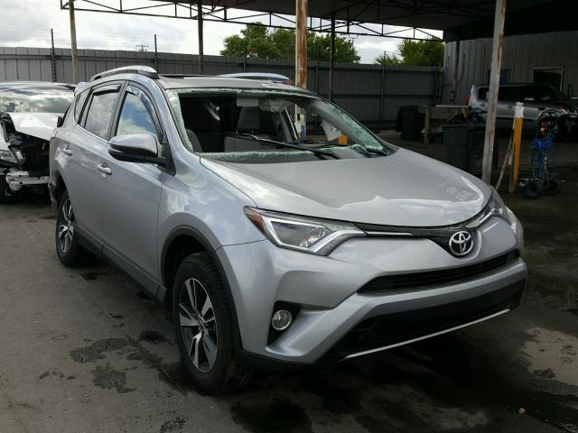 2T3WFREV5GW306649 - 2016 TOYOTA RAV4 XLE SILVER photo 1