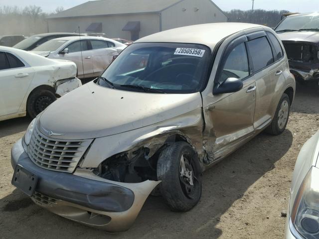 3C4FY48BX3T504675 - 2003 CHRYSLER PT CRUISER GOLD photo 2