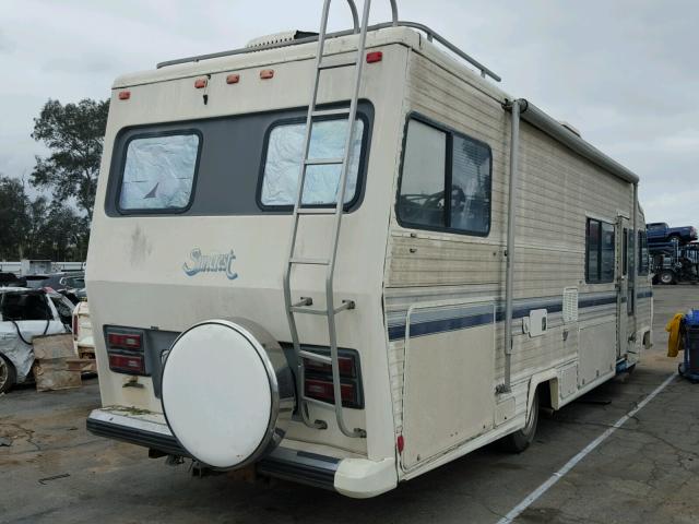 1GDKP37W0J3502986 - 1988 GMC MOTOR HOME BEIGE photo 4