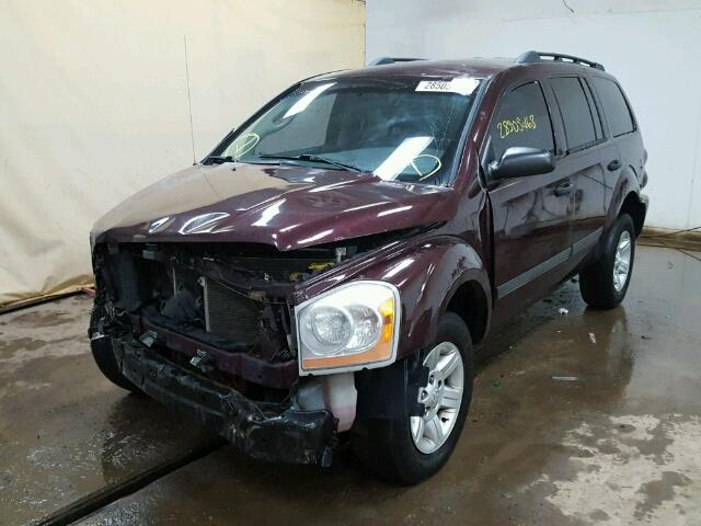 1D4HB38N95F595159 - 2005 DODGE DURANGO ST MAROON photo 2