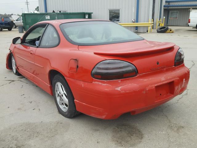 1G2WP12K82F239195 - 2002 PONTIAC GRAND PRIX RED photo 3