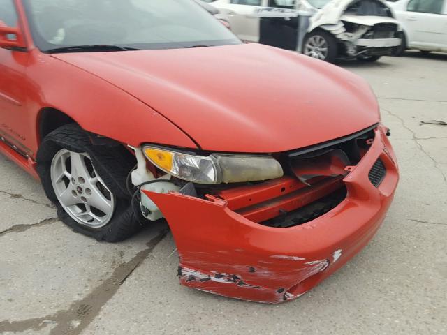 1G2WP12K82F239195 - 2002 PONTIAC GRAND PRIX წითელი ფოტო 9