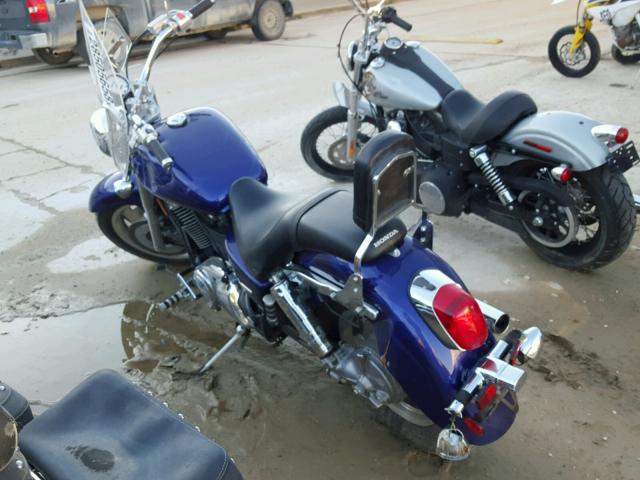 1HFSC43024A406192 - 2004 HONDA VT1100 C2 PURPLE photo 3