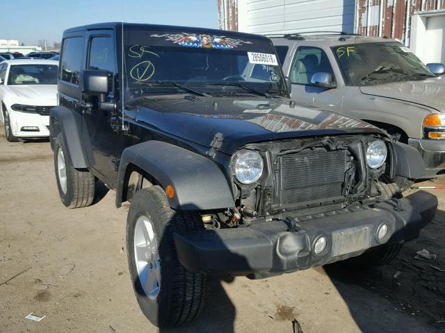 1C4AJWAG2HL626692 - 2017 JEEP WRANGLER S შავი ფოტო 1