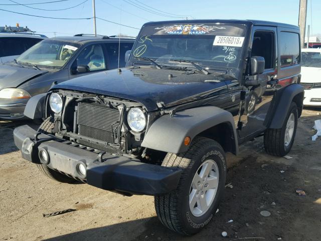 1C4AJWAG2HL626692 - 2017 JEEP WRANGLER S შავი ფოტო 2