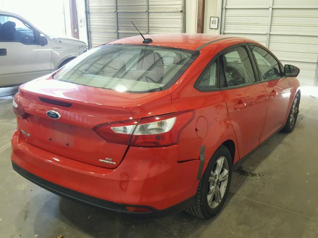 1FADP3F25EL123103 - 2014 FORD FOCUS SE RED photo 4