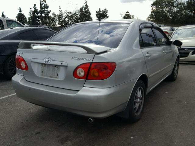 1NXBR32EX4Z246699 - 2004 TOYOTA COROLLA CE SILVER photo 4