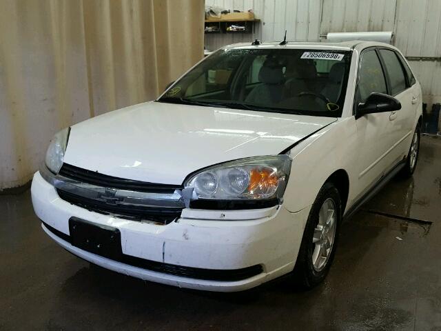 1G1ZT64854F215192 - 2004 CHEVROLET MALIBU MAX WHITE photo 2