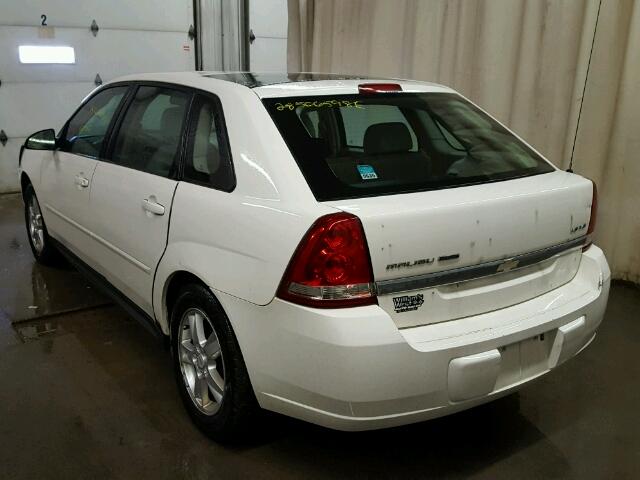 1G1ZT64854F215192 - 2004 CHEVROLET MALIBU MAX WHITE photo 3