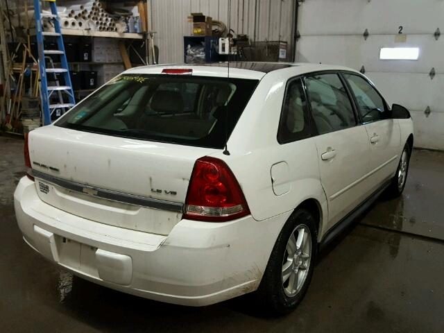 1G1ZT64854F215192 - 2004 CHEVROLET MALIBU MAX WHITE photo 4