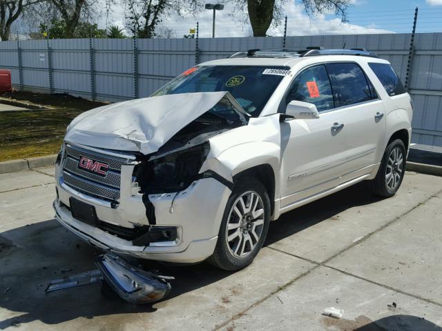 1GKKVTKD4EJ209906 - 2014 GMC ACADIA DEN WHITE photo 2