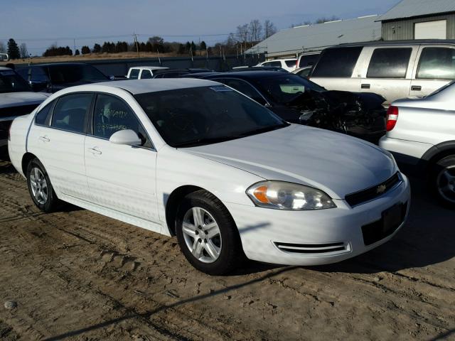 2G1WA5EK9A1144031 - 2010 CHEVROLET IMPALA LS WHITE photo 1