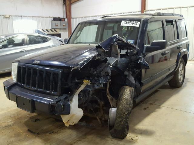 1J8HG48K46C127233 - 2006 JEEP COMMANDER BLUE photo 2