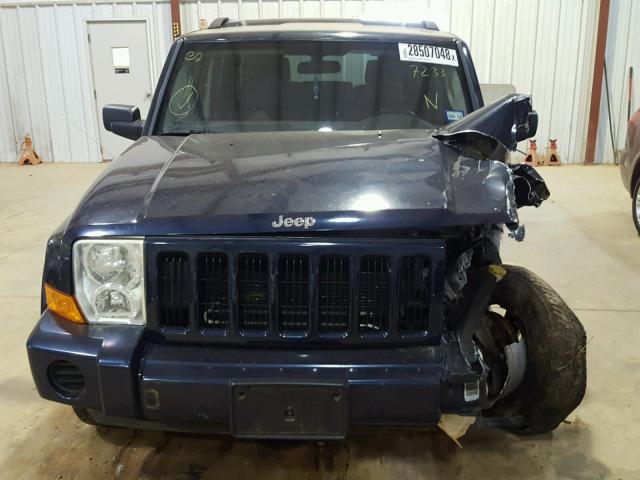 1J8HG48K46C127233 - 2006 JEEP COMMANDER BLUE photo 7
