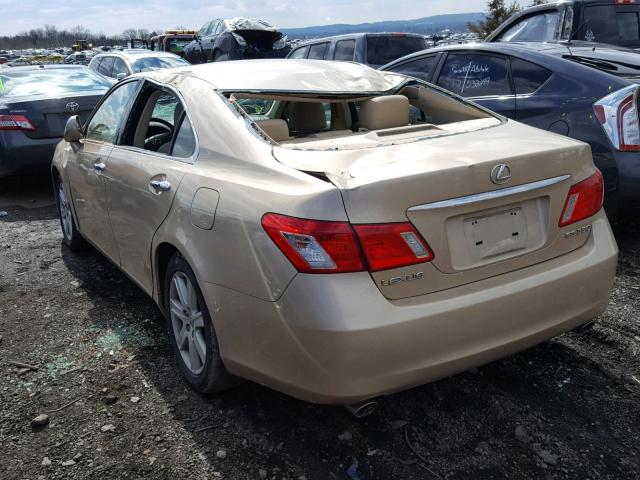 JTHBJ46G772136463 - 2007 LEXUS ES 350 BEIGE photo 3