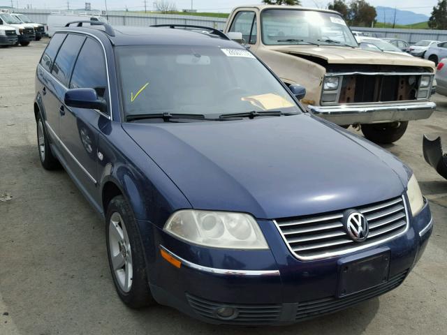 WVWWH63B34E004314 - 2004 VOLKSWAGEN PASSAT GLX BLUE photo 1