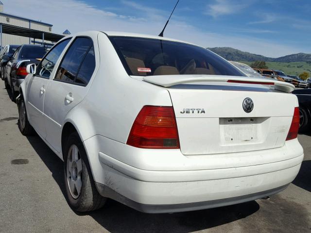 3VWSS29M81M053738 - 2001 VOLKSWAGEN JETTA GLS WHITE photo 3