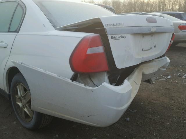 1G1ZT52854F126137 - 2004 CHEVROLET MALIBU LS თეთრი ფოტო 9